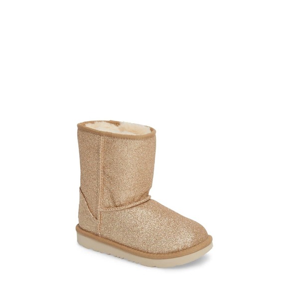 UGG Youth Boot Classic II Glitter Water Resistant - Picture 4 of 10